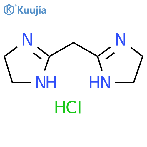 1H-Imidazole, 2,2'-methylenebis[4,5-dihydro-, monohydrochloride structure