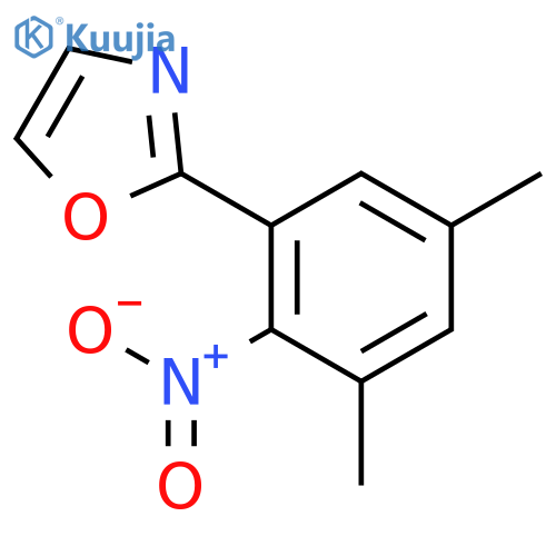 OXAZOLE, 2-(3,5-DIMETHYL-2-NITROPHENYL)- structure