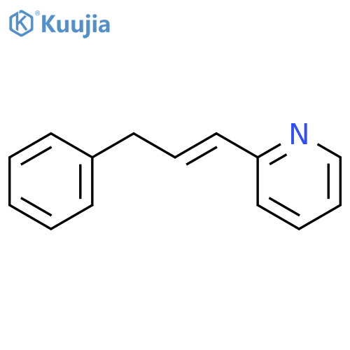 Pyridine, 2-[(1E)-3-phenyl-1-propenyl]- structure
