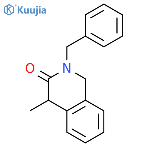 3(2H)-ISOQUINOLINONE, 1,4-DIHYDRO-4-METHYL-2-(PHENYLMETHYL)- structure