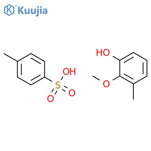 PHENOL, 2-METHOXY-3-METHYL-, 4-METHYLBENZENESULFONATE structure