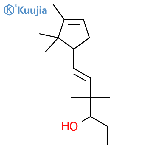 5-HEXEN-3-OL, 4,4-DIMETHYL-6-(2,2,3-TRIMETHYL-3-CYCLOPENTEN-1-YL)- structure