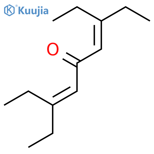 3,6-NONADIEN-5-ONE, 3,7-DIETHYL- structure
