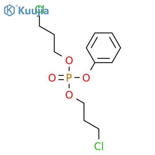 Phosphoric acid, bis(chloropropyl) phenyl ester structure