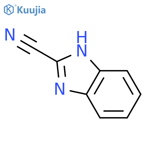 1H-benzimidazole-2-carbonitrile structure