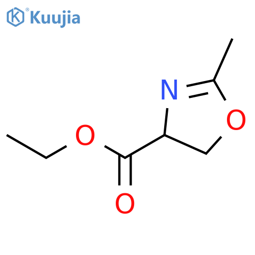 ethyl 2-methyl-4,5-dihydro-1,3-oxazole-4-carboxylate structure