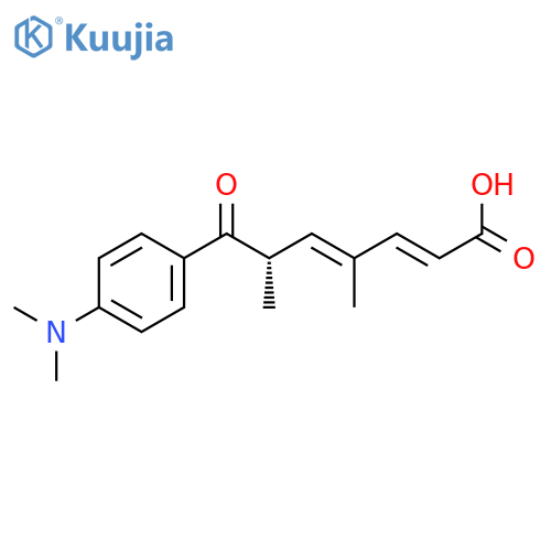 2,4-Heptadienoic acid,7-[4-(dimethylamino)phenyl]-4,6-dimethyl-7-oxo-, (2E,4E,6S)- structure