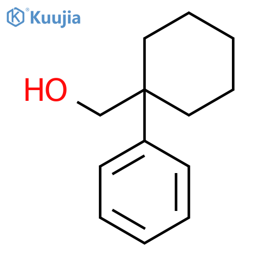 (1-phenylcyclohexane)methanol structure