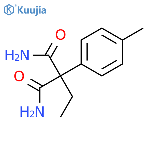 Propanediamide,2-ethyl-2-(4-methylphenyl)- structure