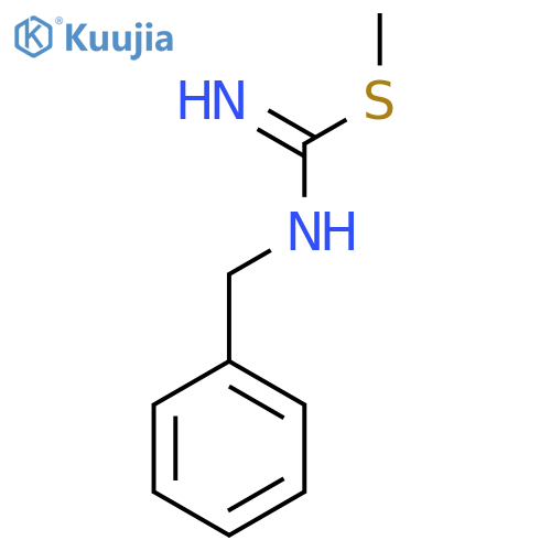 N-(Phenylmethyl)carbamimidothioic acid methyl ester structure