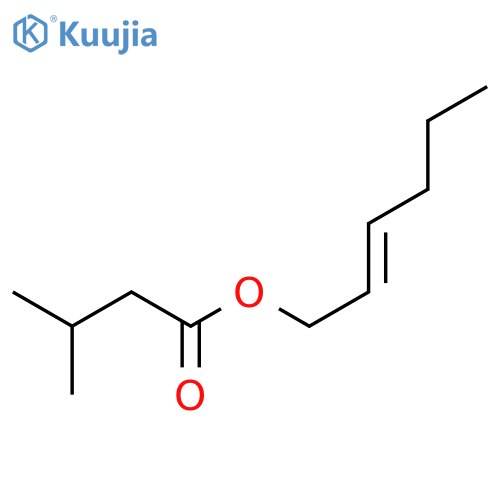 Butanoic acid,3-methyl-, (2E)-2-hexen-1-yl ester structure