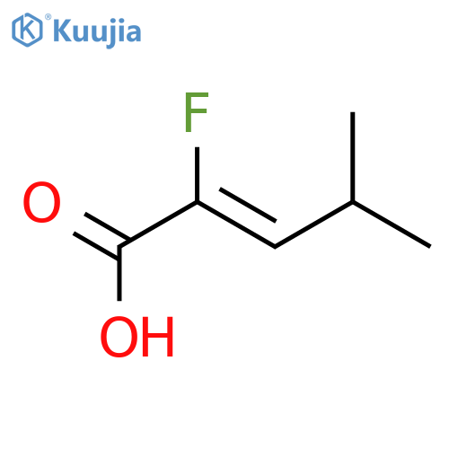 2-Fluoro-4-methyl-pent-2-enoic acid structure