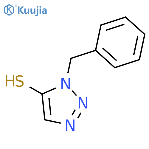 1H-1,2,3-Triazole-5-thiol, 1-(phenylmethyl)- structure
