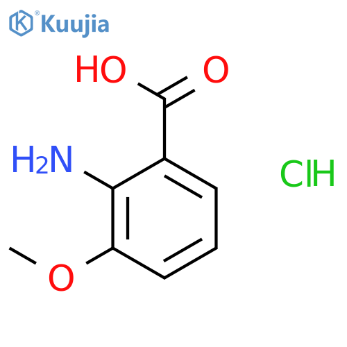 2-Amino-3-methoxybenzoic Acid Hydrochloride structure