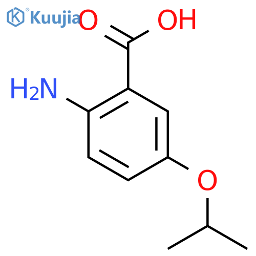 2-amino-5-(propan-2-yloxy)benzoic acid structure