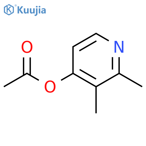 2,3-dimethylpyridin-4-yl acetate structure