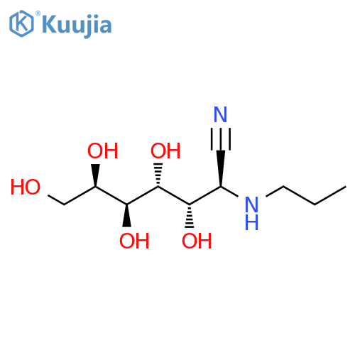 D-GLYCERO-L-GLUCO-HEPTONONITRILE, 2-DEOXY-2-(PROPYLAMINO)- structure