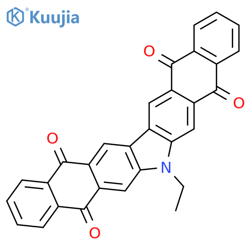 7-Ethyl-7H-dinaphtho[2,3-b:2',3'-h]carbazole-5,9,14,17-tetrone structure