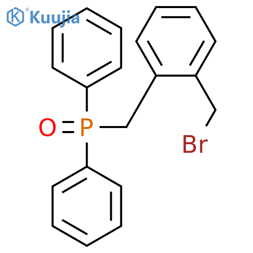 Phosphine oxide, [[2-(bromomethyl)phenyl]methyl]diphenyl- structure