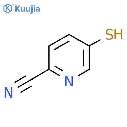 5-sulfanylpyridine-2-carbonitrile structure