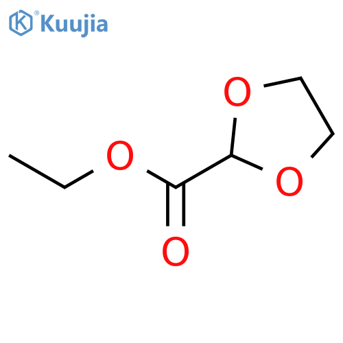 1,3-Dioxolane-2-carboxylic acid, ethyl ester (9CI); structure