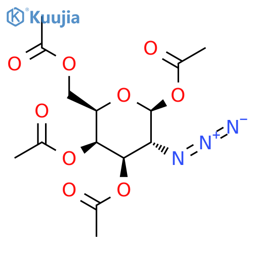 1,3,4,6-Tetra-O-acetyl-2-azido-2-deoxy-b-D-galactopyranose structure