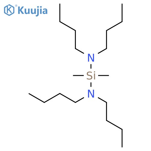 N,N,N',N'-Tetrabutyl-1,1-dimethylsilanediamine structure