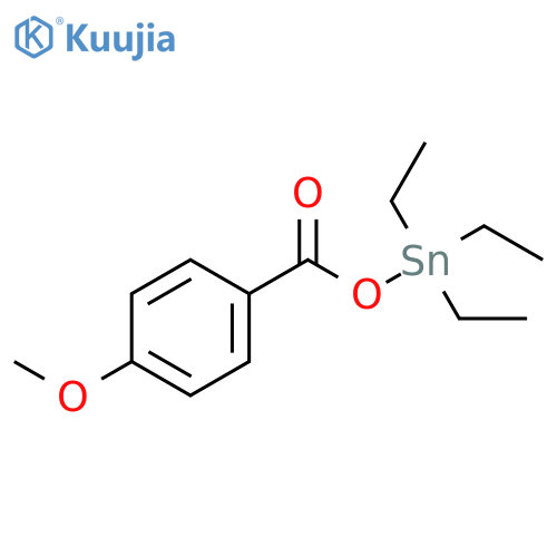 Stannane, triethyl[(4-methoxybenzoyl)oxy]- structure
