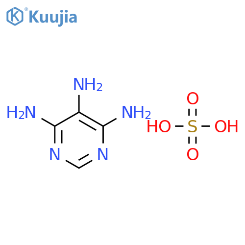pyrimidine-4,5,6-triamine sulphate structure