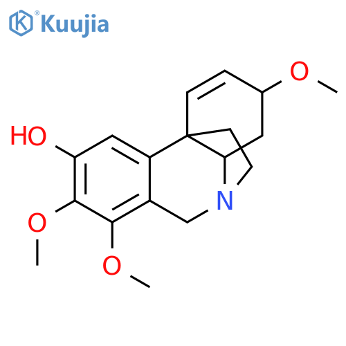 (3R,4aR,10bS)-3,7,8-trimethoxy-4,4a-dihydro-3H,6H-5,10b-ethanophenanthridin-9-ol structure
