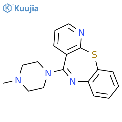 Pyrido[2,3-b][1,5]benzothiazepine,5-(4-methyl-1-piperazinyl)- structure