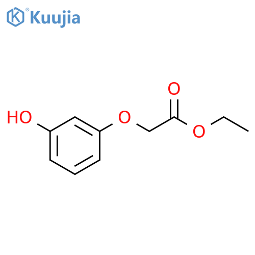 Acetic acid, (3-hydroxyphenoxy)-, ethyl ester structure