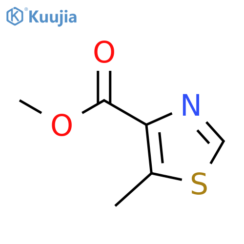 Methyl 5-methylthiazole-4-carboxylate structure