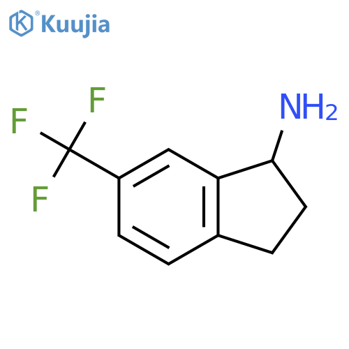 6-(Trifluoromethyl)-2,3-dihydro-1H-inden-1-amine structure