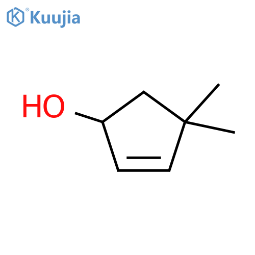 2-Cyclopenten-1-ol, 4,4-dimethyl- structure