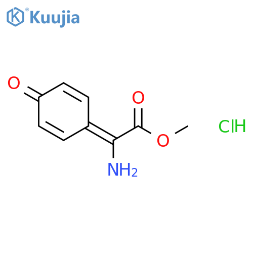 methyl amino(4-oxocyclohexa-2,5-dien-1-ylidene)acetate hydrochloride structure