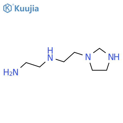 N-[2-(imidazolidin-1-yl)ethyl]ethylenediamine structure