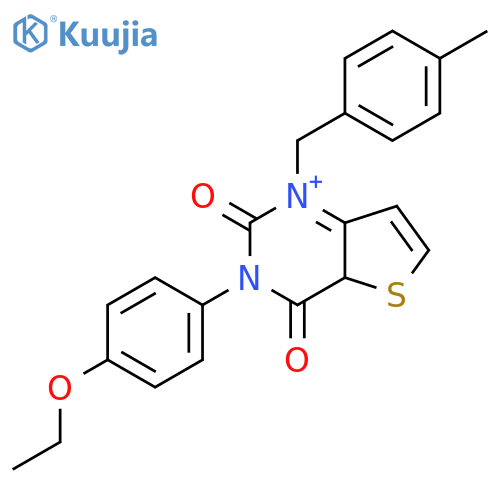 3-(4-ethoxyphenyl)-1-[(4-methylphenyl)methyl]-1H,2H,3H,4H-thieno[3,2-d]pyrimidine-2,4-dione structure