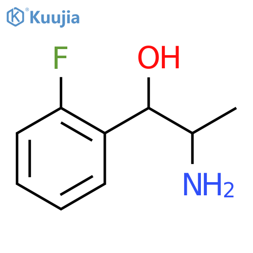 2-amino-1-(2-fluorophenyl)propan-1-ol structure