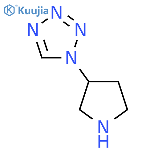 1-(pyrrolidin-3-yl)-1H-1,2,3,4-tetrazole structure