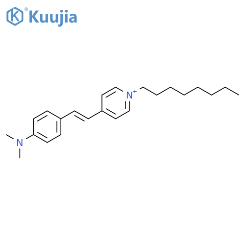 PYRIDINIUM, 4-[2-[4-(DIMETHYLAMINO)PHENYL]ETHENYL]-1-OCTYL- structure