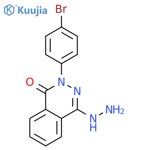 2-(4-bromophenyl)-4-hydrazinophthalazin-1(2H)-one structure