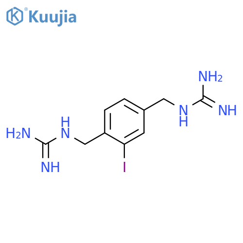 GUANIDINE, N,N'''-[(2-IODO-1,4-PHENYLENE)BIS(METHYLENE)]BIS- structure