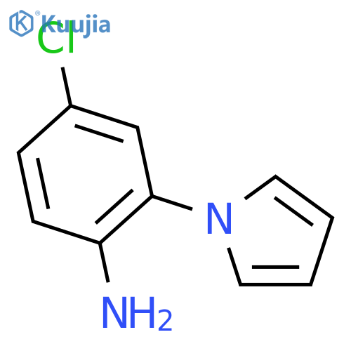 4-chloro-2-(1H-pyrrol-1-yl)aniline structure