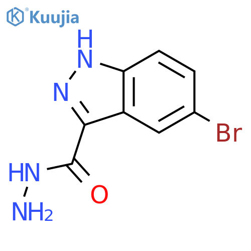 5-Bromo-1H-indazole-3-carboxylic acid hydrazide structure