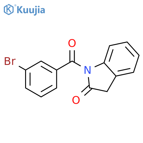 1-(3-Bromobenzoyl)indolin-2-one structure