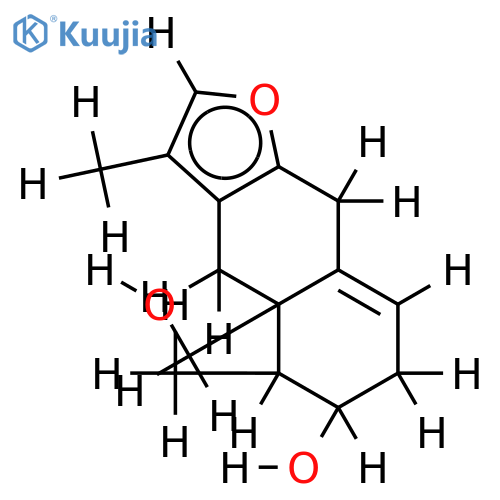(3alpha, 6beta)-Furanoeremophil-1(10)-ene-3, 6-diol structure