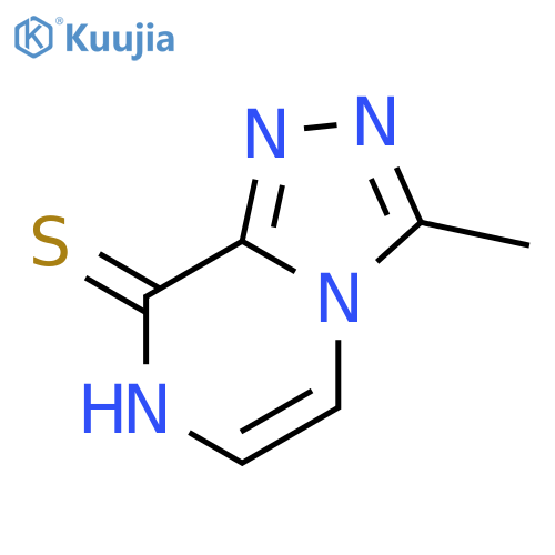 3-methyl[1,2,4]triazolo[4,3-a]pyrazine-8(7H)-thione structure