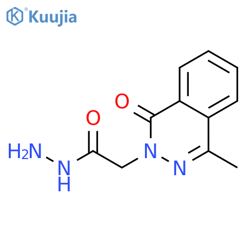 2(1H)-PHTHALAZINEACETIC ACID, 4-METHYL-1-OXO-, HYDRAZIDE structure