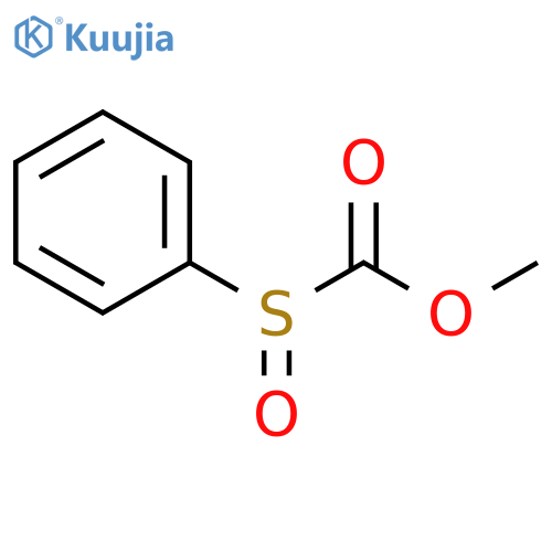 Methyl (phenylsulfinyl)formate structure